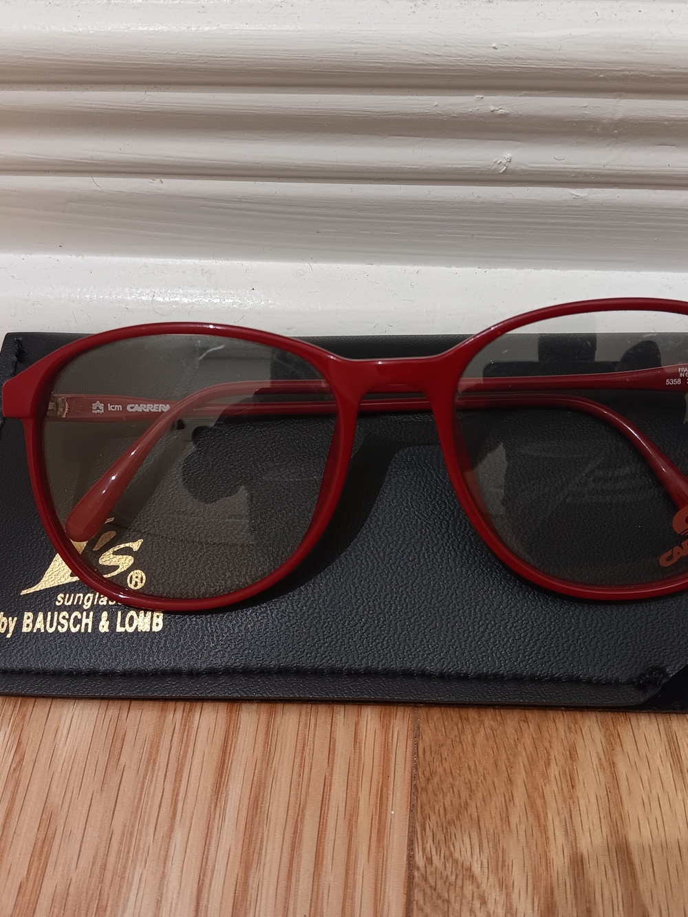 Vintage Carrera Red Round Frames